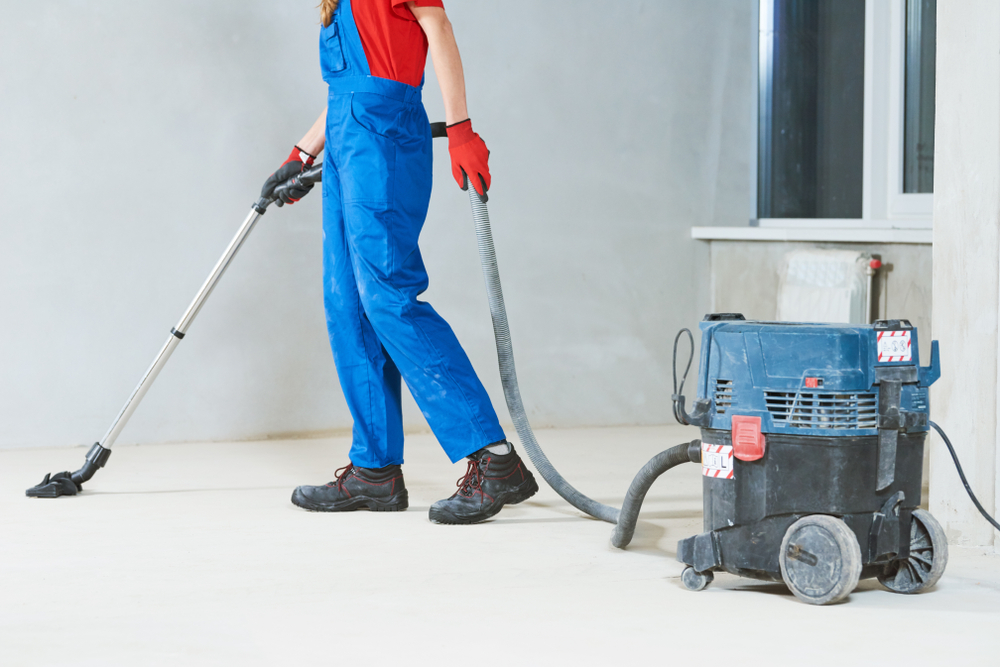 Post-construction cleaning