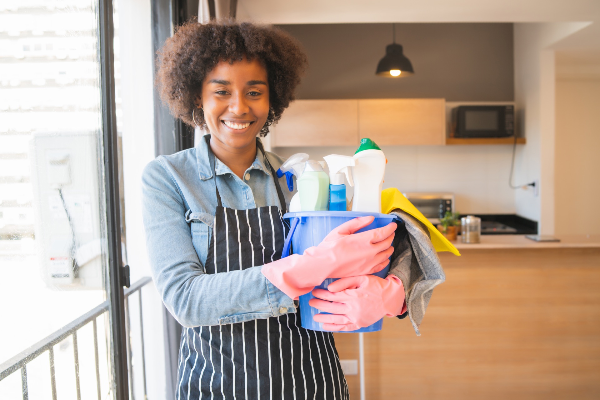 Residential house cleaning